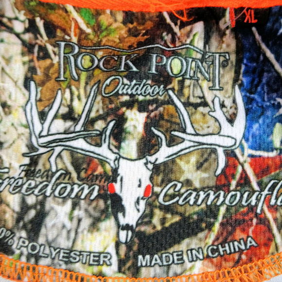 Rock Point Freedom Camouflage Shirt X-Large - Picture 4 of 7